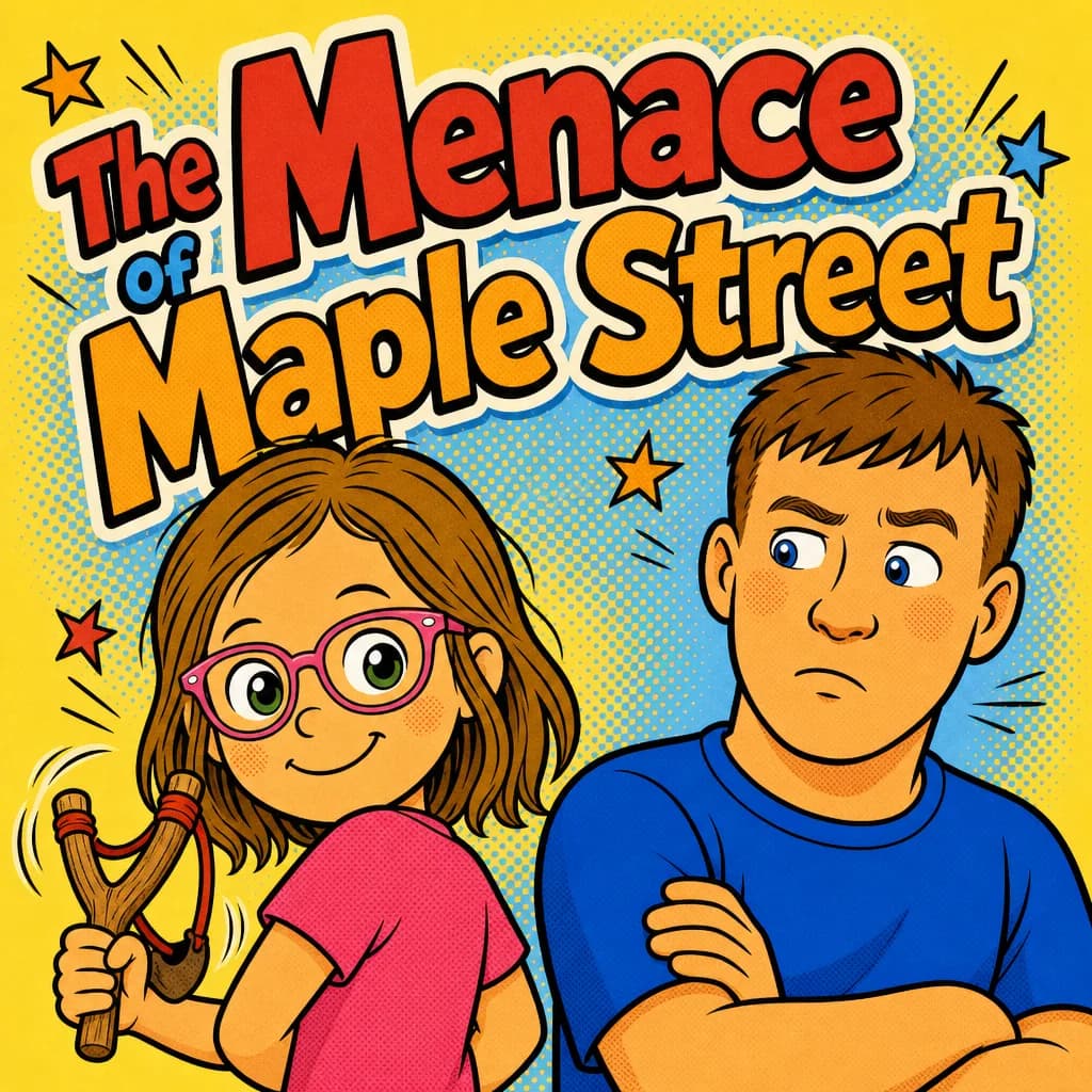 Example cover of “The Menace of Maple Street”