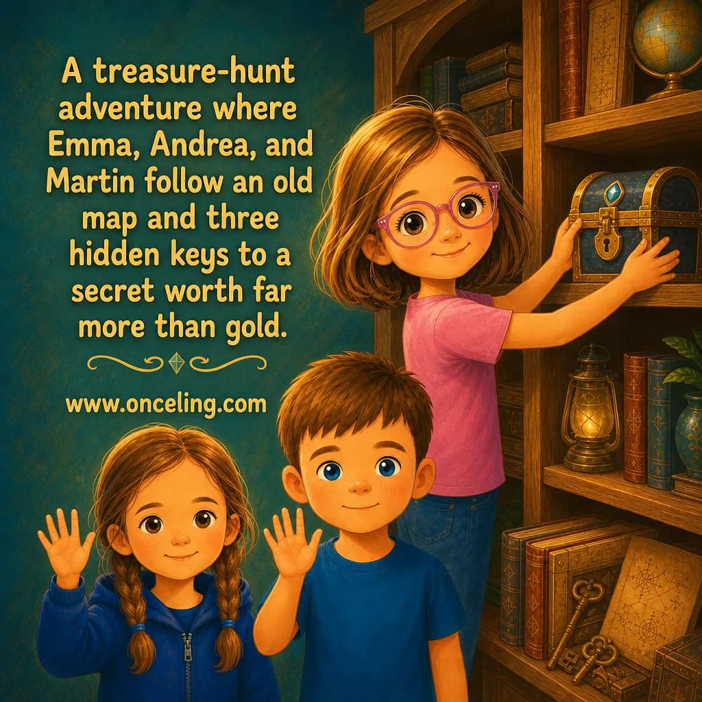 Back cover of The Map and the Three Keys