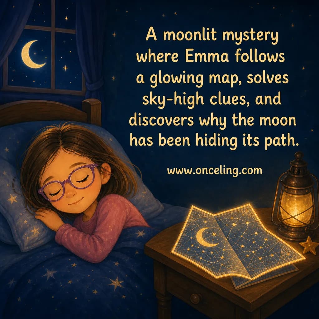 Back cover of The Moon Map Mystery