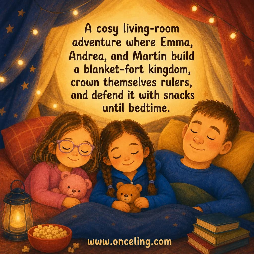 Back cover of The Pillow Fort Kingdom